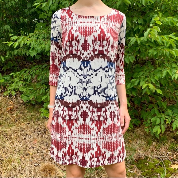 Hālo High Quality Ikat Print Dress, S. - Picture 1 of 9
